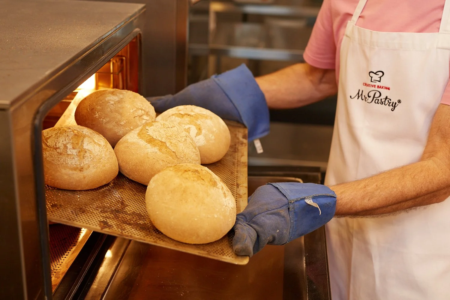 Baking fresh bread